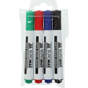Набір з 4 маркерів для магн. дошок BuroMax 8800-94