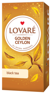 Чай чорний 2г*24, пакет, "Golden Ceylon", LOVARE