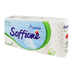 Туалетная бумага Soffione Natural 4шт