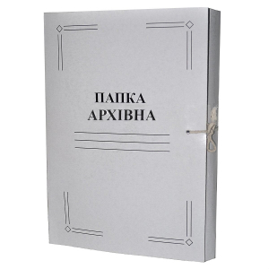 Папка-бокс на зав'язках, А4 архівна 