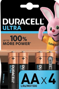 Батарейки Duracell Ultra MN1500 AA (LR6, 316) 4 шт.