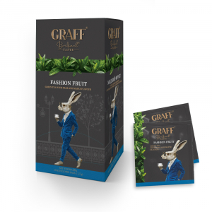 Чай зелений 20пак."Graff" Fashion fruit (саше)